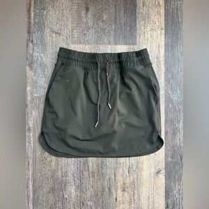 Army green skort